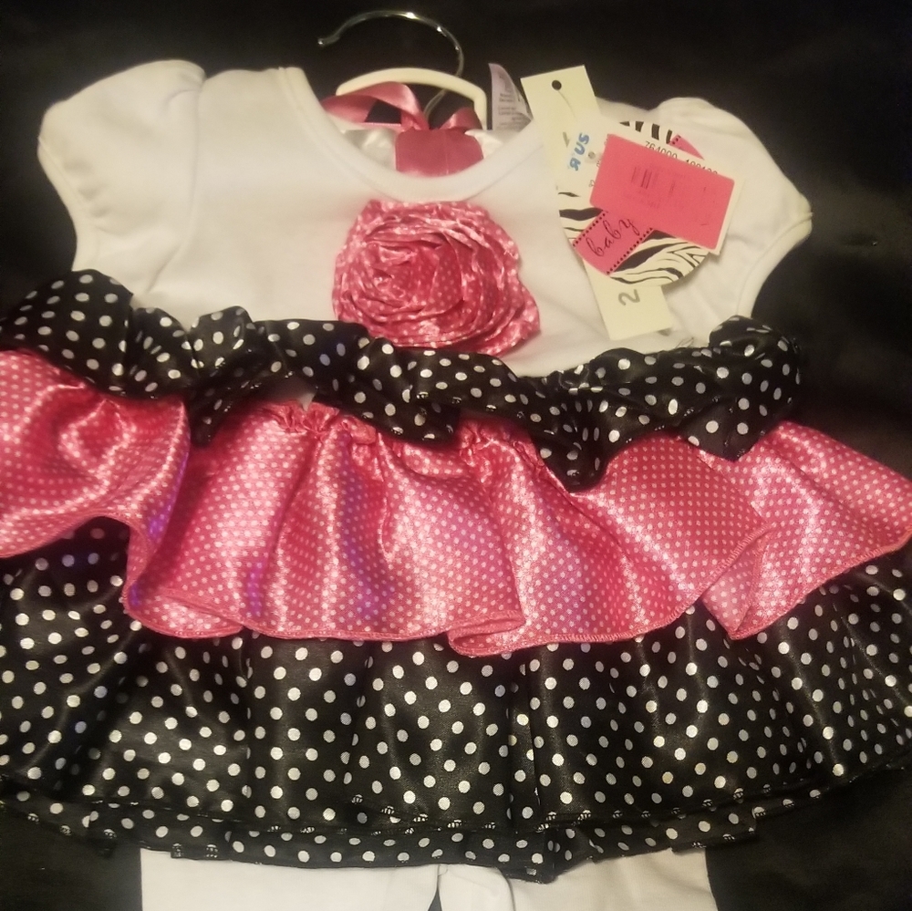 Adorable 2 PC Boutique Style Glam Girl 6 Months